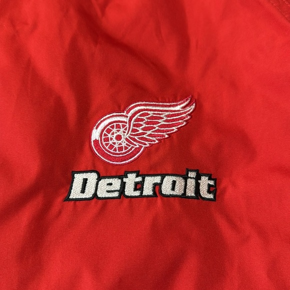 NHL Detroit Red Wings Windbreaker Full Zip Jacket Men’s Size Large - Picture 6 of 10